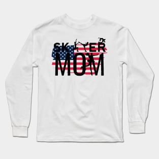 American Figure Skating Mom Long Sleeve T-Shirt